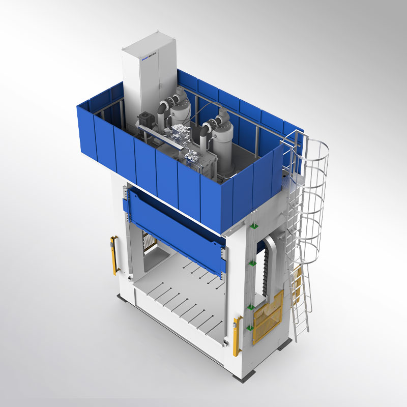 Hydraulische Hanffilz-Sitzlehnenpresse